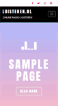 Mobile Screenshot of luisteren.nl